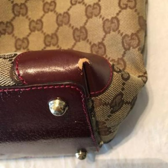 Vintage Gucci Eclipse Leather Tote/Shoulder Bag - Picture 11 of 12